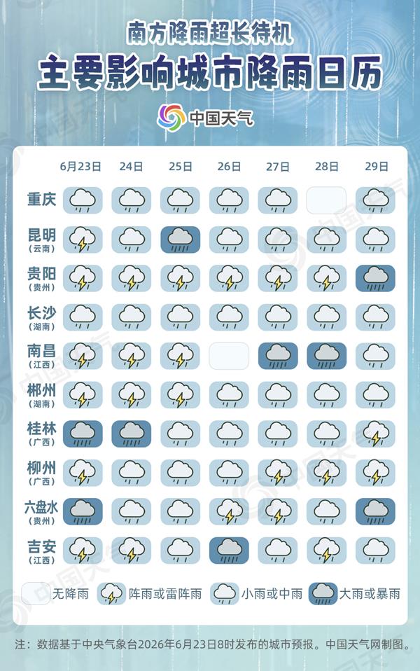 南方强降雨破纪录 未来这些地方雨水还将