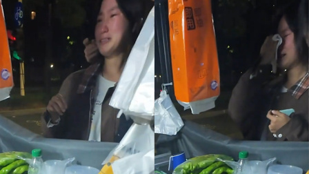 女孩听到一句熟悉的方言，眼泪瞬间决堤