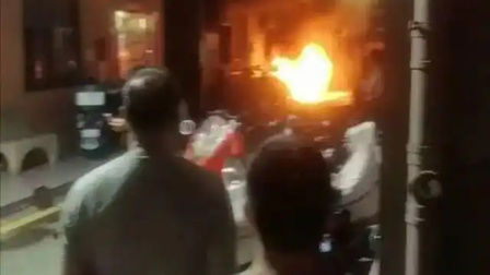 城中村住宅区突发火灾