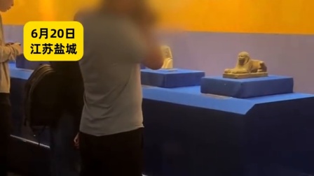 男子博物馆内开闪光灯拍照，不听周围游客劝阻反怼人
